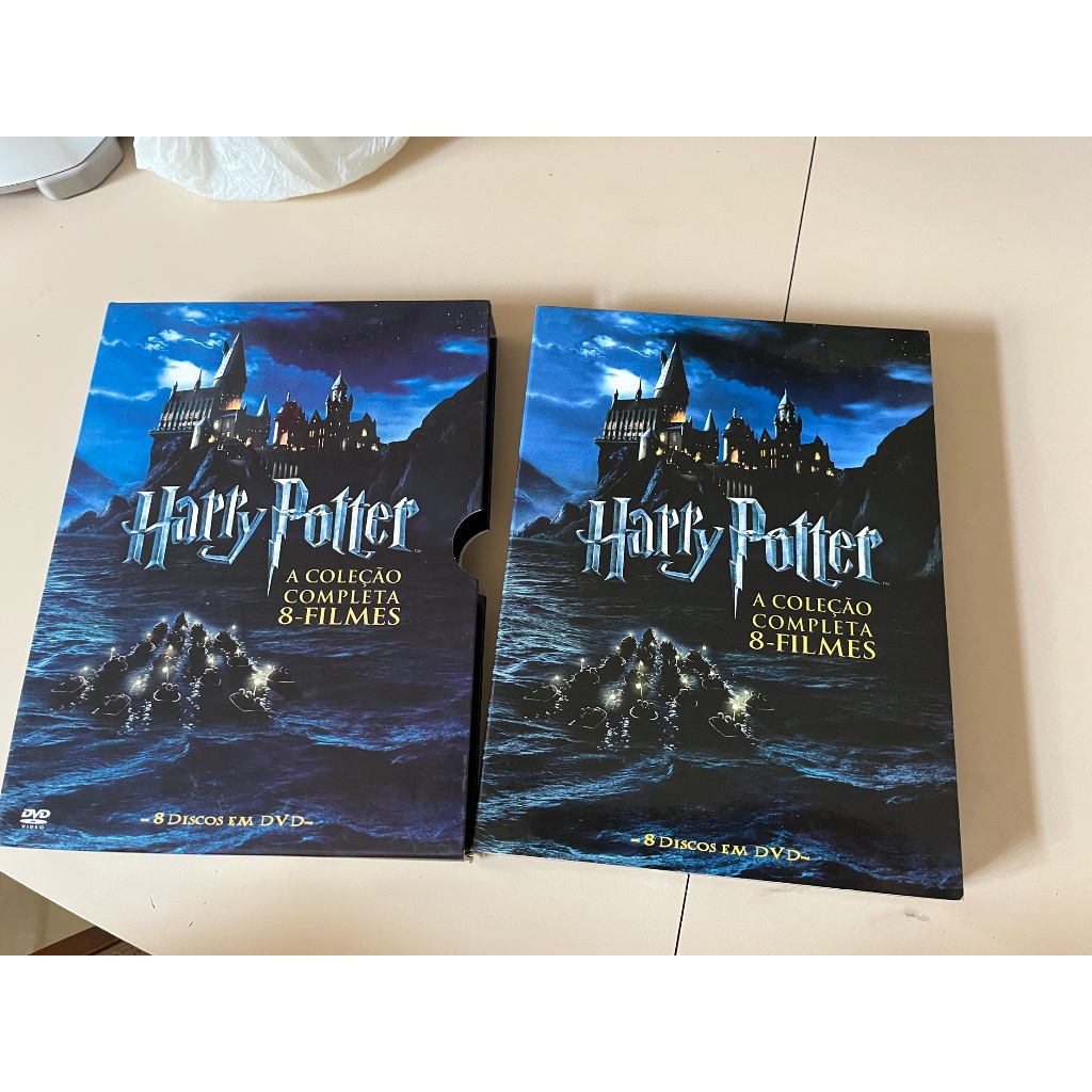 box serie completa com 8 filmes do Harry Potter 8 discos Dvds