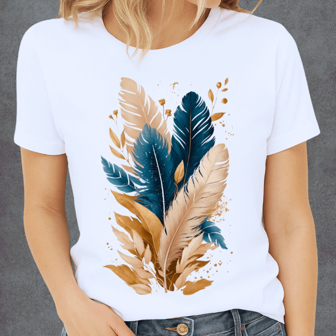 T-SHIRT BRANCA MINIMALISTA FEMININA CONFORT COM MANGA CURTA BLUSA CAMISETA BABY LOOK ESTAMPADA