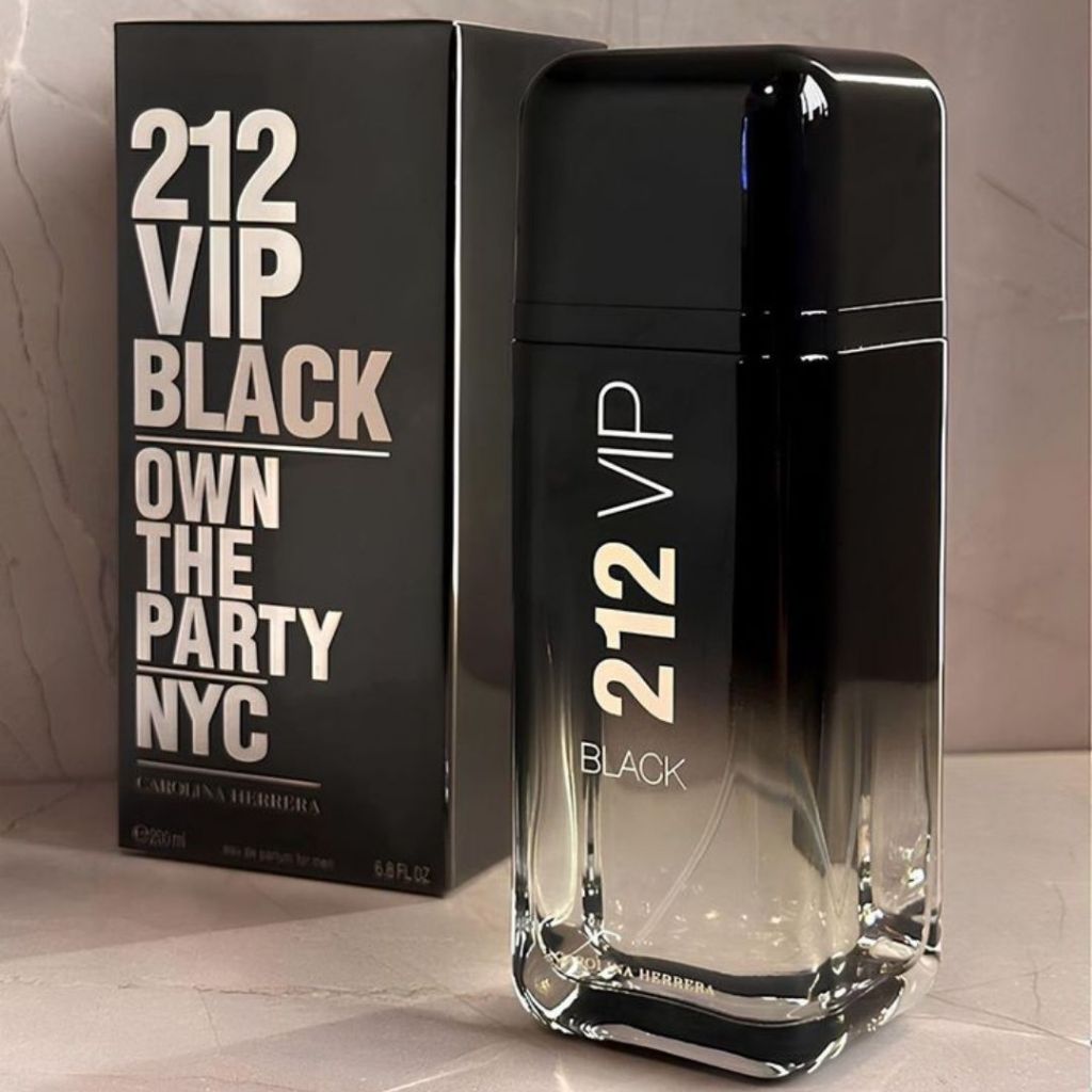 Perfume 212 Vip Men Black Masculino Eau de Parfum Original em