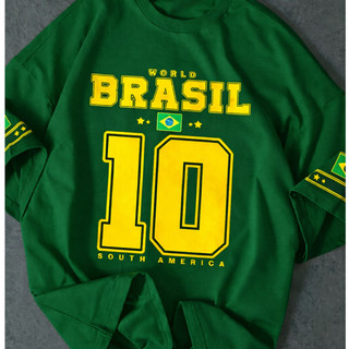 Camisa Camiseta Brazil Blusa Brasil Copa Lançamento 100% Algodão — foto 3 — Achou Levou Brasil