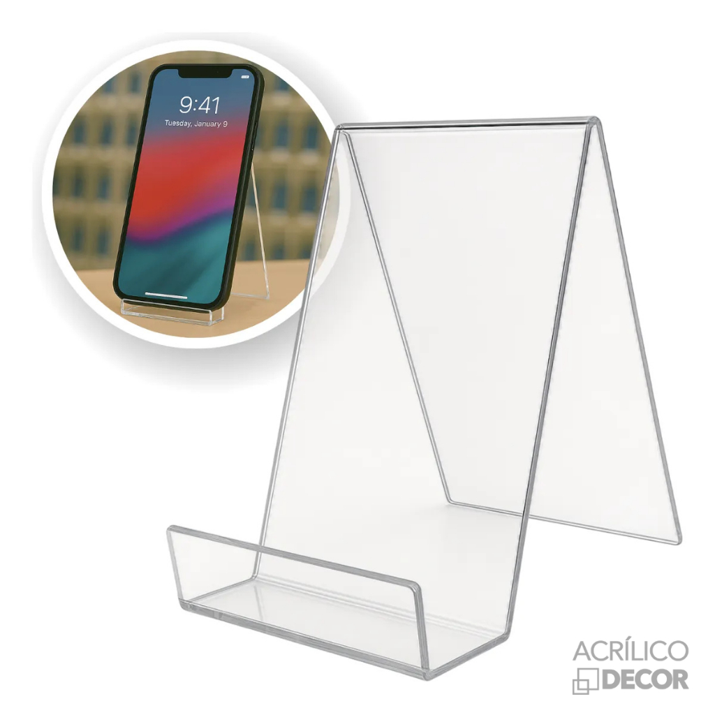Expositor de Celular (KIT 10-20 UN) Suporte de Mesa/Vitrine 