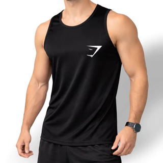 Regata Dry Fit Masculina Modelo GRYSHARK 01 Academia Corrida, Basquete, Crossfit Basico
