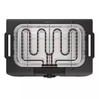 Churrasqueira Elétrica Portátil Sem Fumaça Gourmet Inox 1800W 2000w Cadence grl810 Grelha
