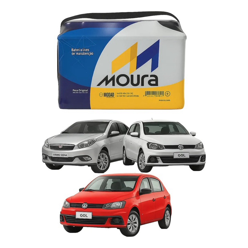 Bateria Moura 60 Amperes Positiva Autopecas Pinhais em Promoção na