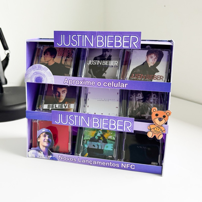 KIT MINI CDS JUSTIN BIEBER | Shopee Brasil