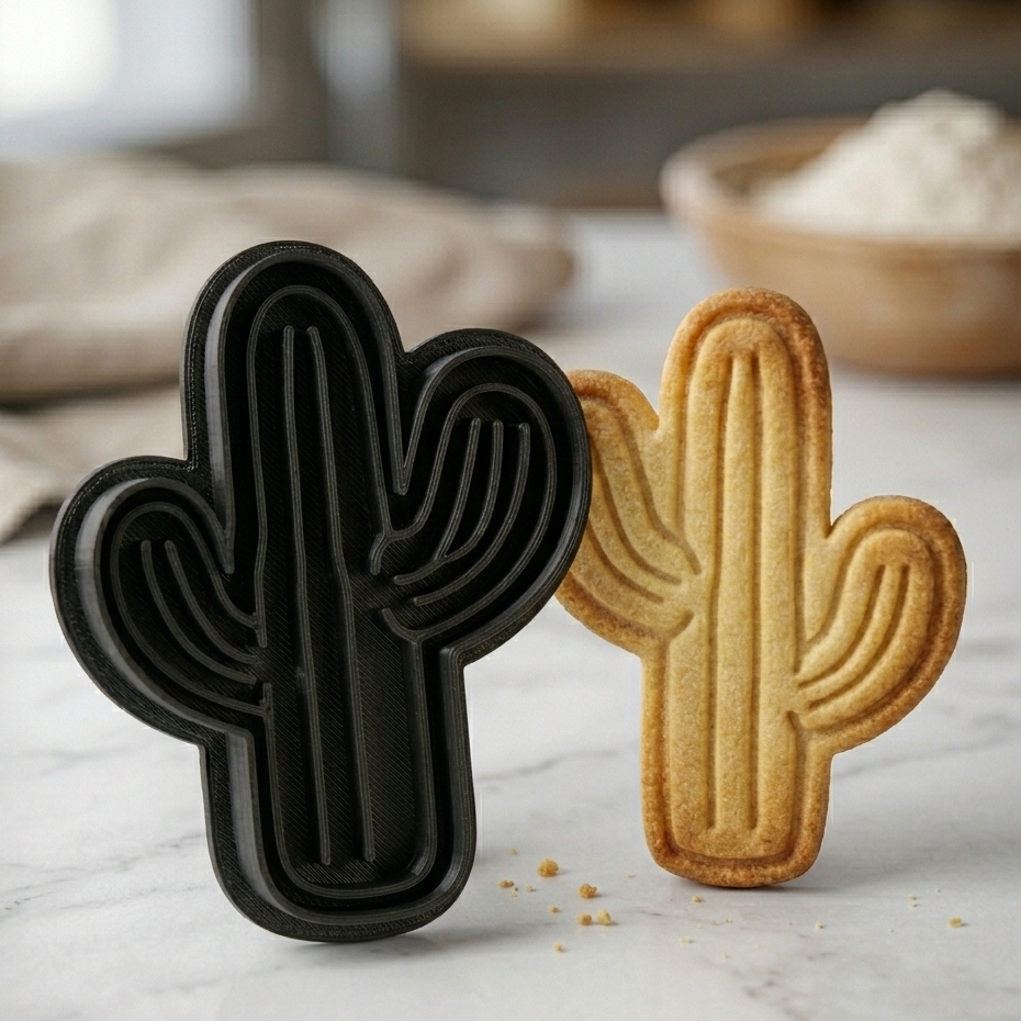 Cortador Biscoito Cacto Confeitaria Fondant Pasta Americana 