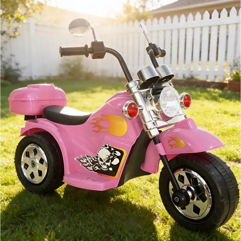 Motoca Motinha Elétrica Infantil Tipo Harley Bateria 6V Zippy Toys