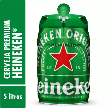 Cerveja Heineken Barril 5L