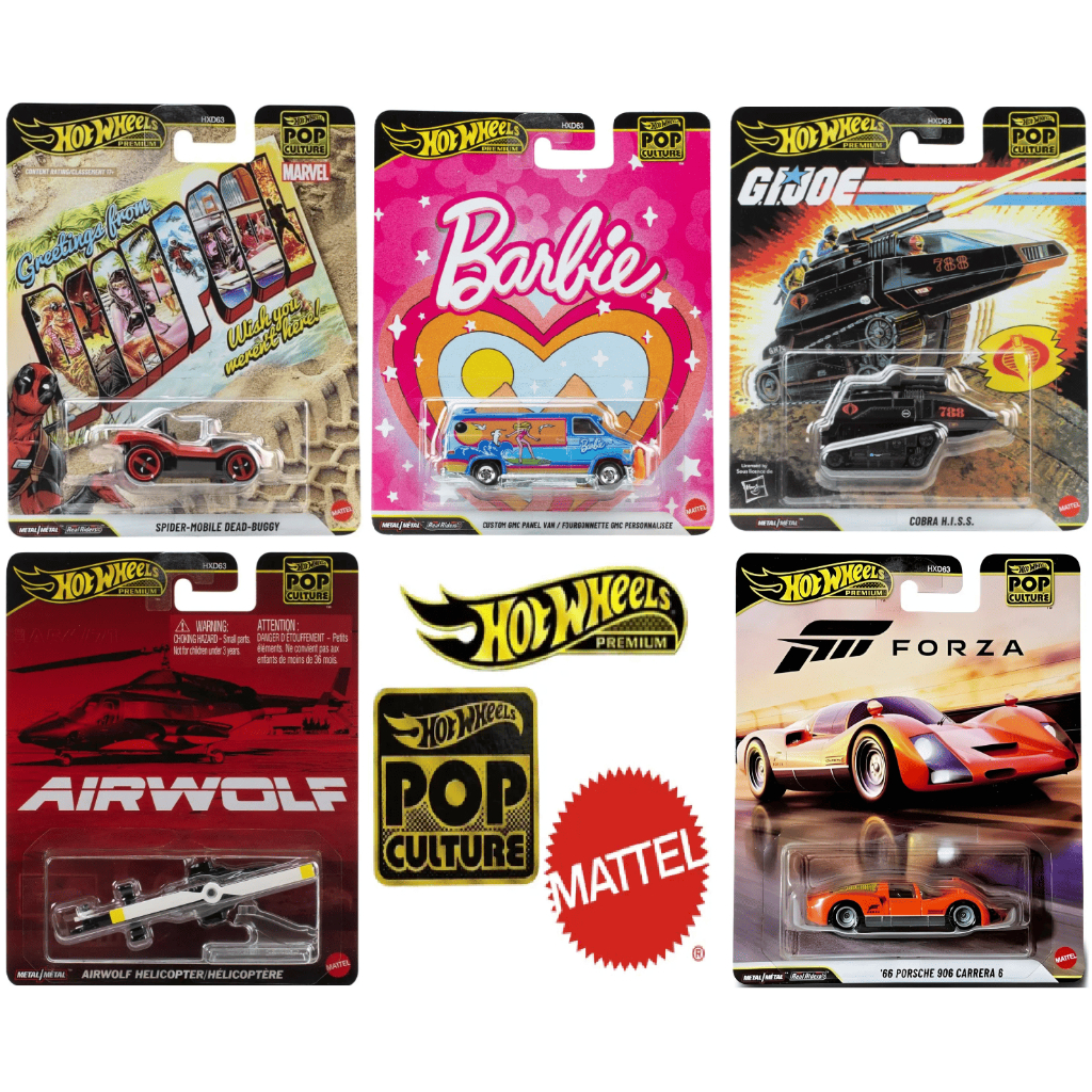 Hot Wheels Premium Pop Culture Coleção HXD63 Mattel Original