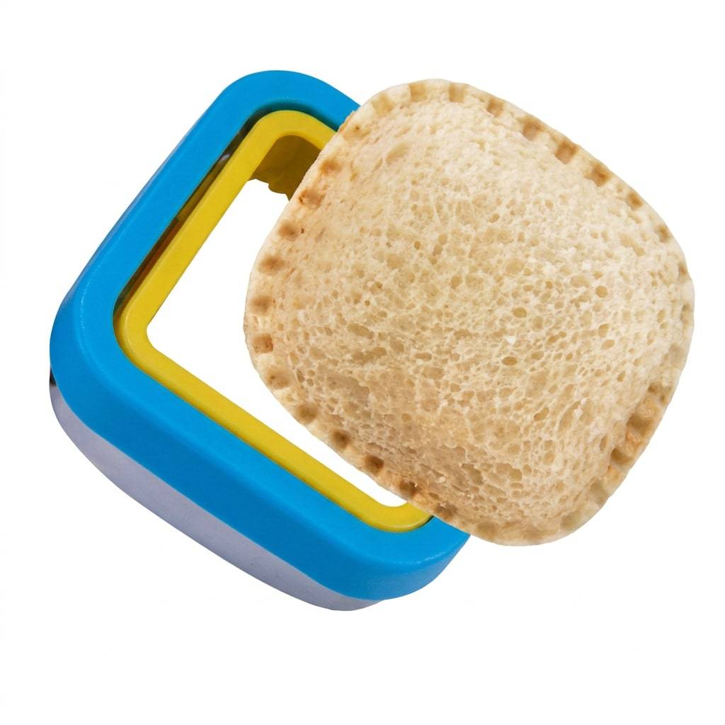 Kit Molde Marcador e Cortador Quadrado de Biscoitos Sanduich