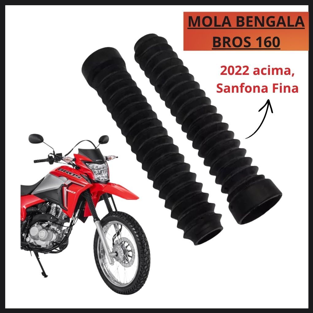 Sanfona Mola Bengala NXR Bros 160 2022 2023 2024 2025 2026 18