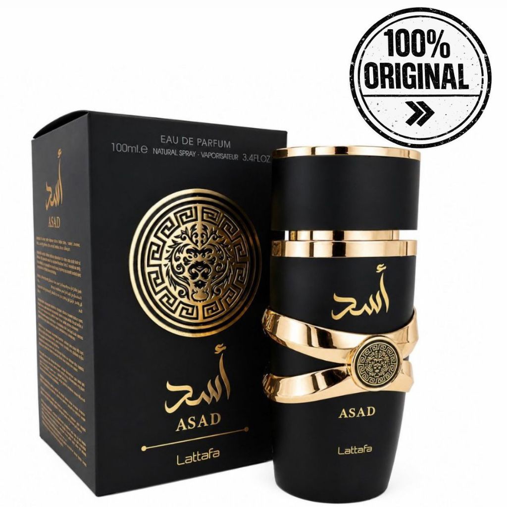 Perfume Árabe Masculino Asad Lattafa Eau De Parfum 100ml Importado Alta ...