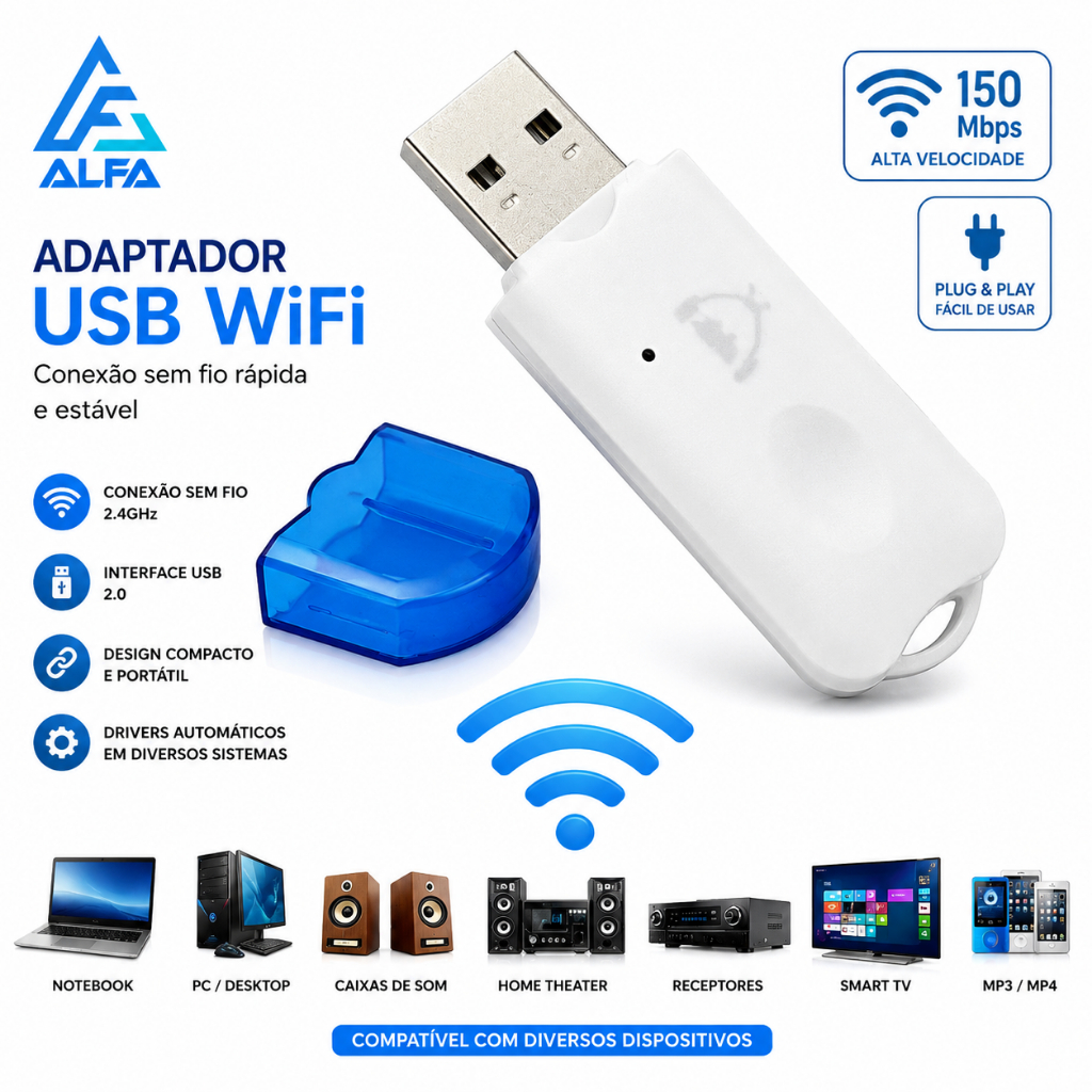 Adaptador Receptor Bluetooth Usb Pendrive Carro Musica