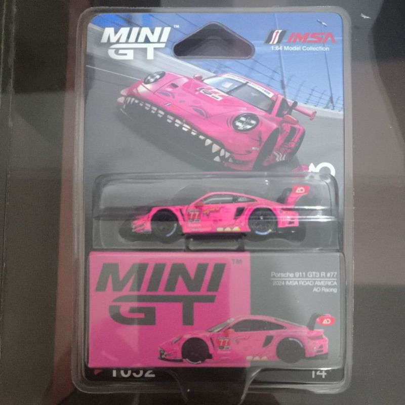 Mini GT Porsche 911 GTR3 Roxy #77 | Shopee Brasil