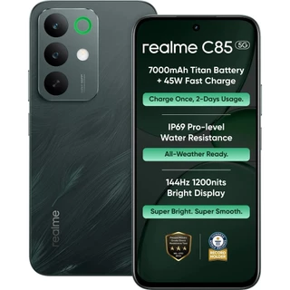 Celular Smartphone Realme C85 5G 256GB 8GB RAM Dual SIM Tela 6,8" Bateria Titan 7000mAh