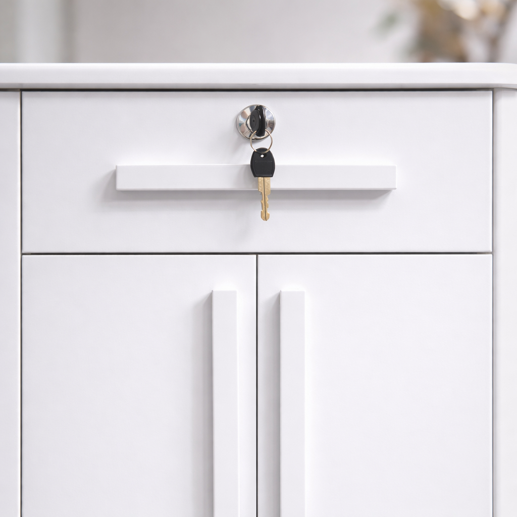 Cômoda Grande Gran Luxo com 6 Gavetas Amplas Rodízios Sapateira