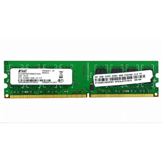 Memória RAM Smart 2Gb DDR2 800Mhz PC2-6400U para PC