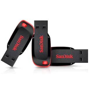 KIT 10 UNIDADE Pen Drive SanDisk Cruzer Blade USB 2.0 Flash Drive