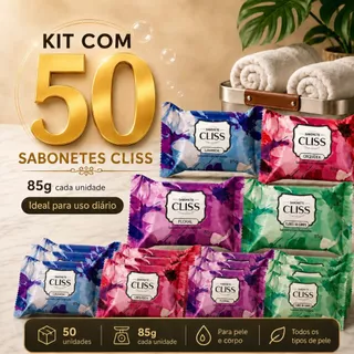 Sabonete para Pele e Corpo em Barra 50 Unidades 85g Uso Diario Orquidia Lavanda Custo Beneficio Limpeza