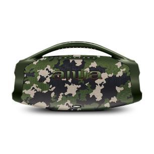 Caixa de Som Bluetooth AIWA Boombox BBS-01GR 200W Camuflado Verde Bivolt 127V220V