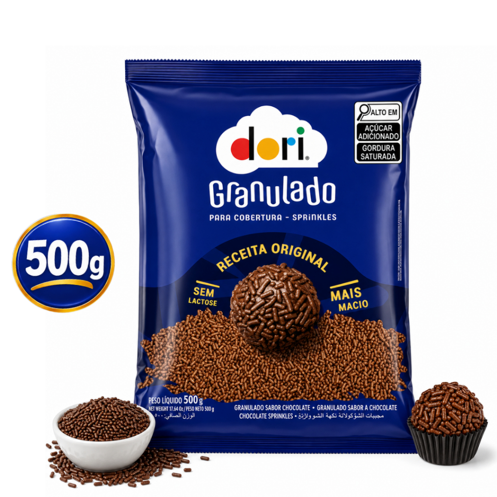 Granulado de Chocolate Dori 500g | Shopee Brasil