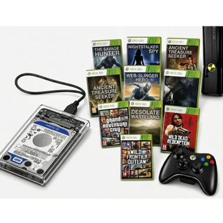 HD Externo para Xbox 360 Com Jogos +Aurora + Exploit compatibilidade total