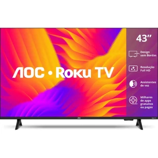 Smart TV AOC 43S5155/78G 43" Full HD LED Com Bluetooth E HDR