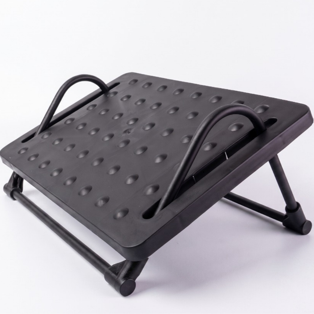 Apoio Ergonômico para os Pés Massageador e Antiderrapante 1.7.2 Preto Confortec