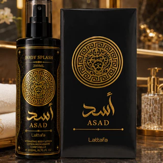 Kit Perfume Masculino Arabe Asd 100ml + Body Splash 200ml Homens cheirosos