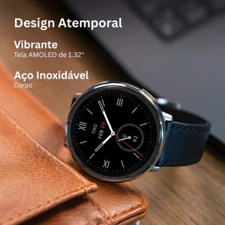Amazfit Active 2 Smartwatch Premium GPS AMOLED 1,32" 5ATM 160 Modos Esportivos