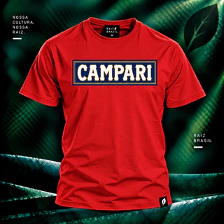 Camiseta Campari Premium Drink Algodão Bebida Cerveja Chopp Bebida