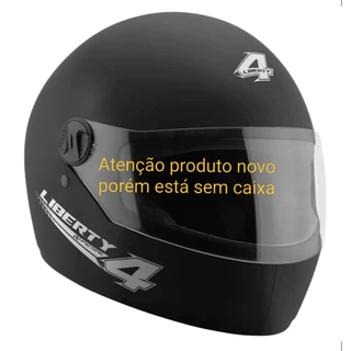 Capacete Pro Tork Liberty Four - Preto Fosco - Tamanho 58
