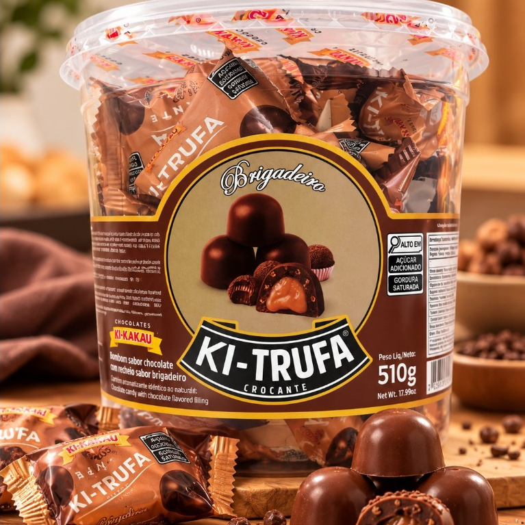 TRUFAS DE CHOCOLATE KI TRUFAS KI-KAKAU - 510 G apr. 30 UN | Shopee Brasil