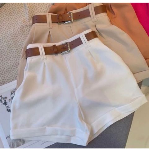 Short Alfaiataria Feminino Social Com Cinto Cintura Alta PROMOÇAO — foto 1 — Achou Levou Brasil