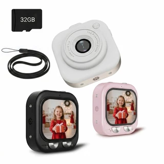 Mini Câmera Digital 1080P 44MP com Zoom de 16x e Tela de 0.96" Luz LED Integrada Filmadora Portátil em Oferta na Shopee