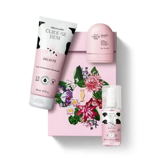 Kit Presente Dia Das Mães Cuide-Se Bem Deleite (3 Itens)