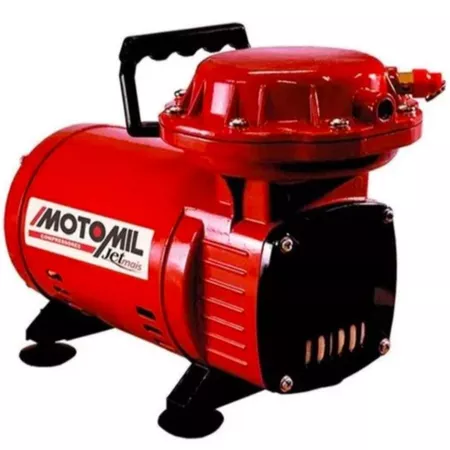 Compressor De Ar direto 2 3 Pés Com Pistola e Mangueira Bivolt MOTOMIL
