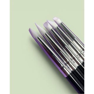 Kit Pincel Modelador De Silicone/ Kit Pincel Ponta Fina