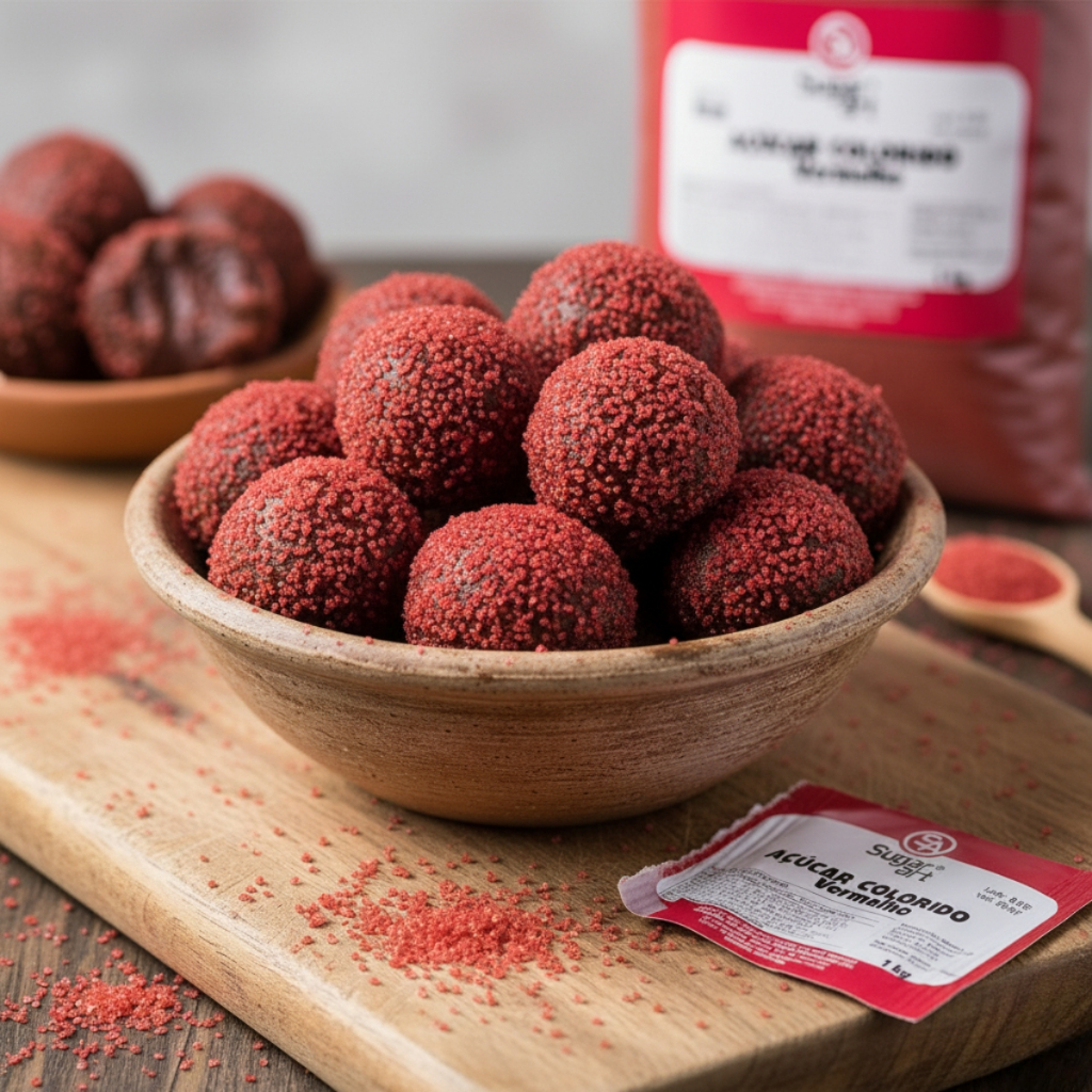 Açúcar Vermelho Algodão Doce Morango Amor Confeito Decoração