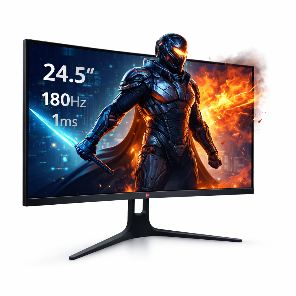 Monitor Gamer 180Hz 1ms 24.5 Full HD HDMI DisplayPort Alta Performance ...