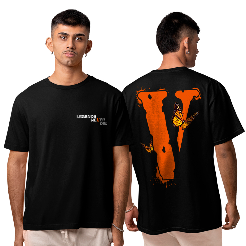 VLONE スカーフェイス コラボシャツ M Camiseta Básica estampada Unissex Legends never die hip pop Vlone