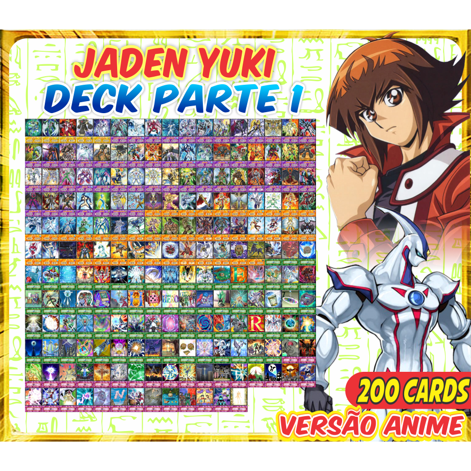 Jaden Yuki Deck Anime GX | Shopee Brasil