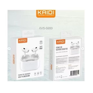 MARCA KAIDI Fone Estilo AirPods Sem Fio Tws Bluetooth 5.4 Original HIFI IPX4 A Prova Da agua —KAIDI KNC5603