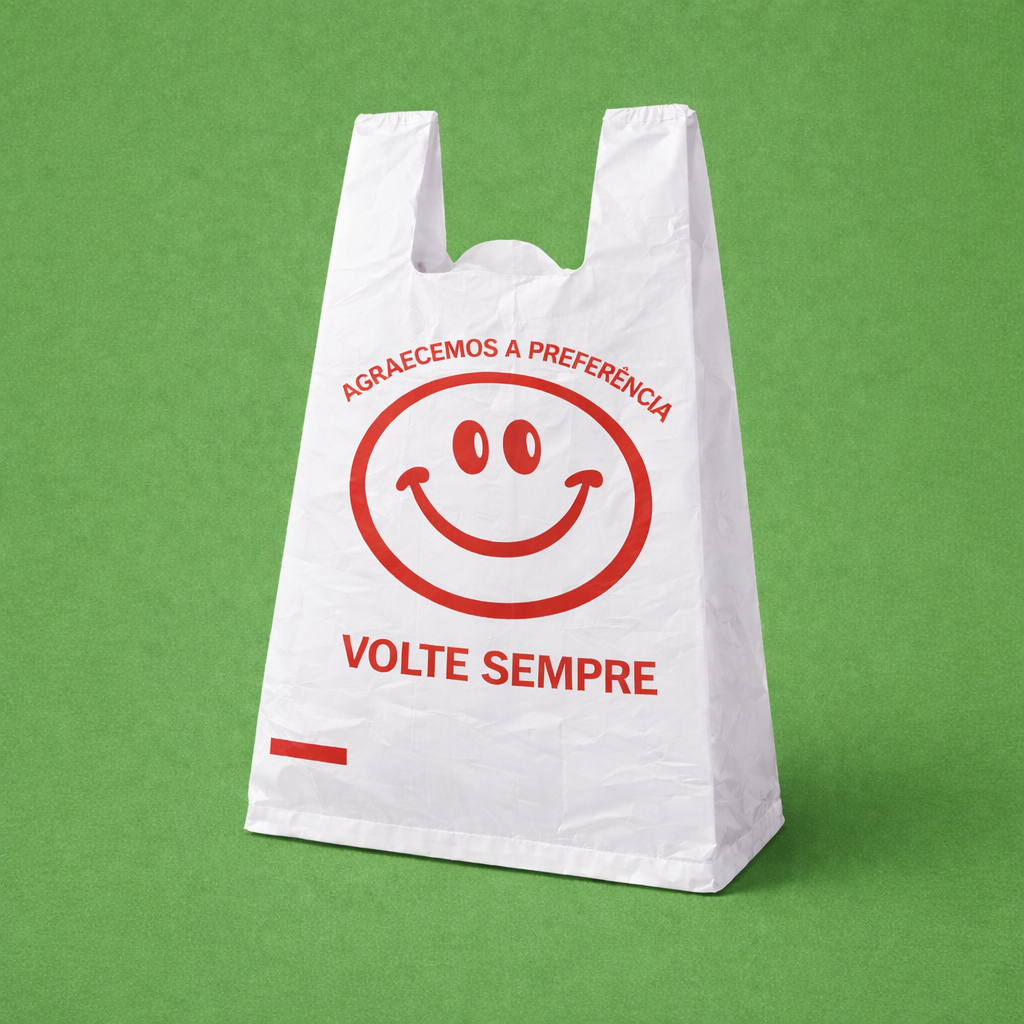 Sacola Plástica 38x50 Volte Sempre Reforçada 230un 1kg Embal