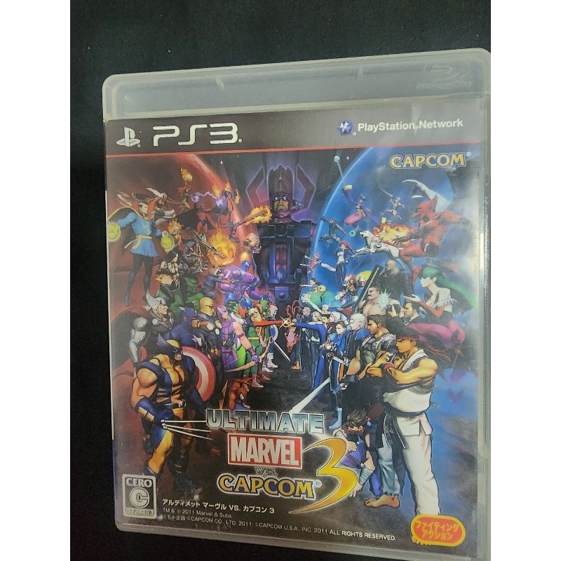 Ultimate Marvel vs Capcom 3 Ps3 JP mídia física | Shopee Brasil