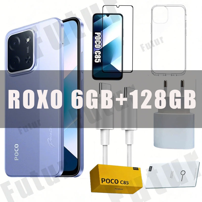 Xiaomi POCO C85 4G 8GB/256GB NFC Original Android 15 Tela 6,9