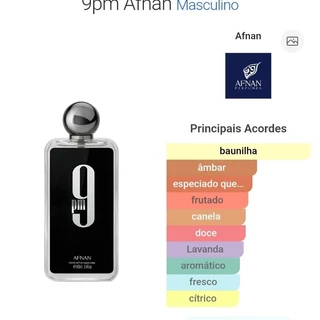 Perfume Árabe Masculino 9PM Preto