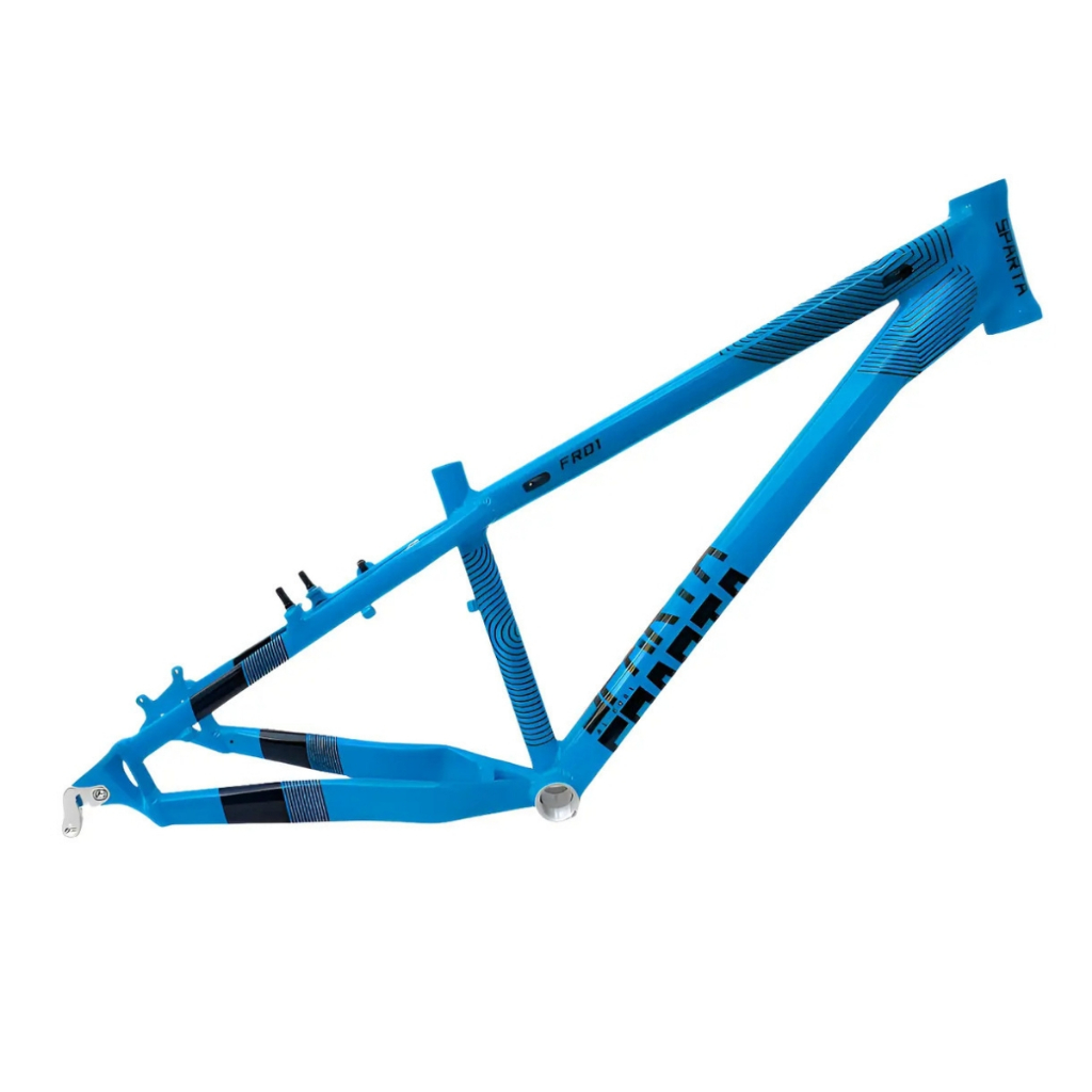 Quadro Alumínio Sparta Fr01 Aro 26 Freeride Dirt Azul Oceano