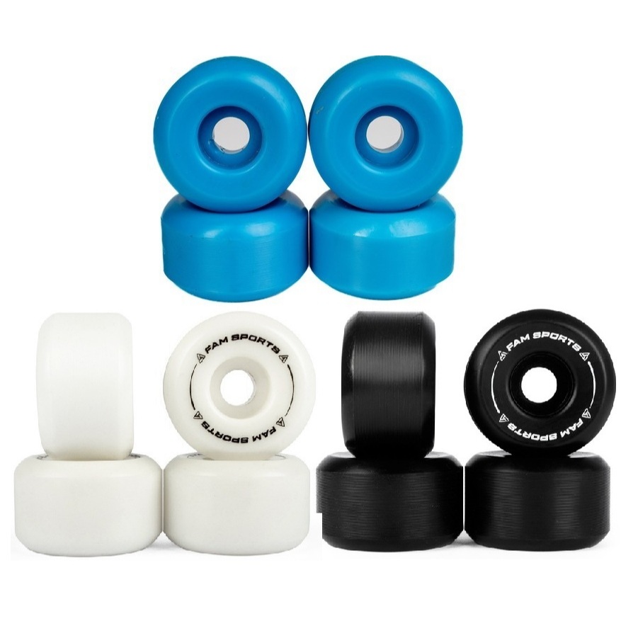 Roda Skate 53mm 54mm 95a 100a Conica Importada Lisa Fam | Shopee Brasil
