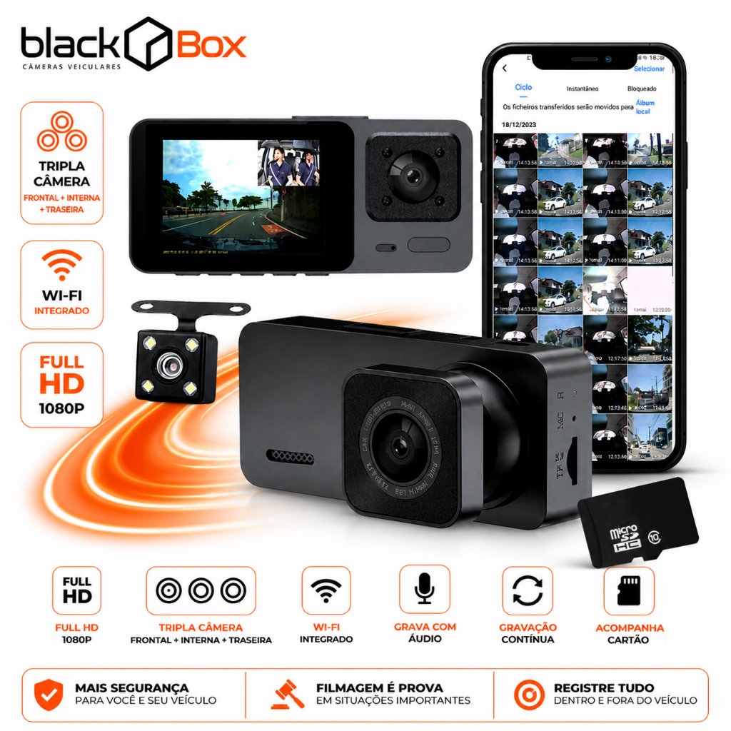 Black Box Câmeras Veiculares, Loja Online | Shopee Brasil